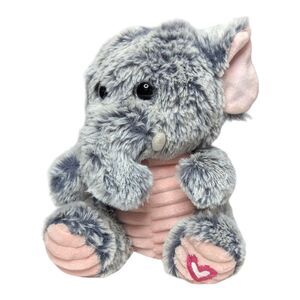 Way To Celebrate Kellytoy 7‎ in Gray & Pink Elephant Plush Stuffed Animal